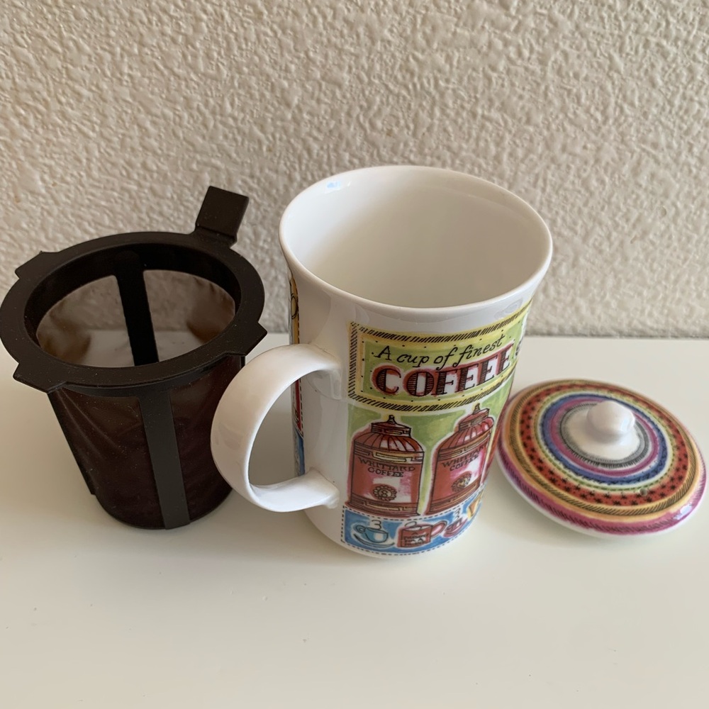 George Multicolor Coffee French Press Mug - Picture 7 of 11